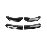 Labio del Parachoques para Hyundai para Genesis para Coupé 2009-2022 Parachoques Delantero Alerón Difusor De Mentón Divisor Kit De Presa De Aire Parachoques Delantero Labio(Gloss Black)
