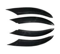 Labio Delantero Alerón Parachoques Delantero Divisor Rejilla Entrada Aire Cubierta Embellecedora para Clase C W205 S205 A205 C205 C200 C220d C300 2018-2021(4pcs Carbon Look)