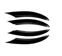 Labio Delantero para Benz Clase C W205 S205 A205 C205 C200 C220d C300 2018-2021 Alerón Parachoques Delantero Divisor Rejilla Entrada Aire Cubierta Labio(4pcs Gloss Black)