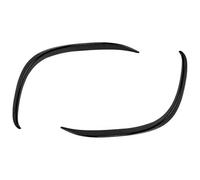 Labio Delantero para Benz Cubierta Clase C W205 S205 C200 C260 2019-2021 Alerón Divisor Parachoques Delantero Rejilla Entrada Aire Tira Luz Antiniebla(2pcs Gloss Black)