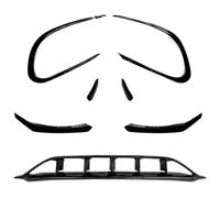 Labio Delantero para Benz para CLA C117 X117 para CLA200 220 250 260 para AMG 2015-2018 Alerón Parachoques Delantero Divisor Labios Rejilla Ventilación Aire Antiniebla