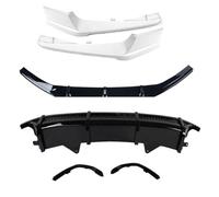 Labio Lateral Compatible con Accord 10.ª Generación 2018 2019 2020 Divisor Parachoques Delantero Alerón Difusor Trasero Labio Cubierta Ventilación Lateral(White)