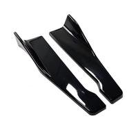 labio lateral Faldón Lateral Universal Para Coche 48 Cm Longitud Protector Parachoques Divisor Protector Arañazos Repuesto Para Coche Modificado(Black)