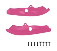 Labio Parachoques Delantero 2 Protectores Parachoques Delantero Tiras Kit Carrocería Difusor Alerón Divisor Para Dodge Para Challenger R/T Para Scat Para Pack 2015-2020(Rosa)