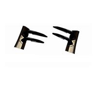 Labio Parachoques Delantero para A4 S4 B9 TDI Sedan/Avant 2020 2021 2022 2023 Parachoques Delantero Alerón Lateral Divisor Embellecedor Estilo Coche(Glossy Black)