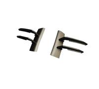 Labio Parachoques Delantero para A4 S4 B9 TDI Sedan/Avant 2020 2021 2022 2023 Parachoques Delantero Alerón Lateral Divisor Embellecedor Estilo Coche(Aspecto de Fibra de Carbono.)