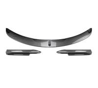 Labio Parachoques Delantero para Serie 3 2005-2008 E90 E91 para M-Tech | Para sedán 4 puertas 320i 330i parachoques delantero divisor labios kits carrocería Tuning piezas(Carbon Look A B)