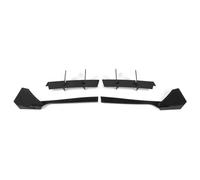 Labio Parachoques Difusor Trasero para Ford para Mustang 2018-2021 Placa Protectora Aleta Canard Inferior Negra Divisor Embellecedor Alerón Alerón Trasero Coche