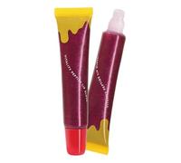 Labio peptídico hidratante, tinte de tinción de labios brillante, aceite de labio con brillo de labios de larga duración (06)