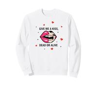 Labios Beso Humor Oscuro Amor Chica Gótico Sudadera