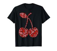Labios De Cereza Atrevida Besos Cerezas Camiseta