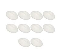 Labios de entrenamiento PolyGen con textura suave y diseño de boca abierta para una aplicación realista, un conjunto de labios de práctica de silicona para práctica de maquillaje (Blanco