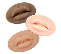 Labios De Silicona Labios De Silicona 3D Labios Falsos Suaves En Colores Maquillaje Práctica De Tatuaje Entrenamiento De Pieles Para Artistas Del Tatuaje Principiantes 3 Piezas