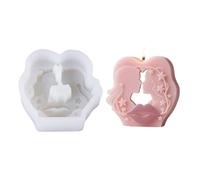 Labios Moldes de Velas Hecho a Mano Parejas de Fundición Beso Retrato Molde de Silicona Moldes de Resina Epoxi Molde de Silicona Par Beso Retrato Vela Labios Moldes Fundición
