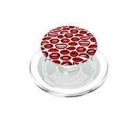 Labios Patrón Mujer Niña Mujer Sonrisa Sonriente Feminista PopSockets PopGrip para MagSafe
