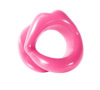 Labios Rellenos de Silicona Rosa para Mamadas
