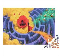 Labirinto Puzzle De 1000 Piezas Fantasy Labirinto Rompecabezas Adultos De 1000 Piezas Decoracion Entretenimiento Creativo 1000pcs (75x50cm)