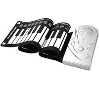LABLADUO Piano Enrollable, Piano electrónico Plegable de 49 Teclas, Teclado Enrollable Manual Flexible for Principiantes, Piano Enrollable