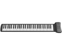 LABLADUO Piano Enrollable, Piano portátil Plegable Multifuncional de Silicona, Piano Enrollable con 61 Teclas, Piano electrónico de Mano con Altavoz Incorporado