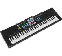 LABLADUO Piano Enrollable, Teclado eléctrico 61 Teclas música Digital Teclado electrónico Multifuncional Piano eléctrico Piano micrófono función Instrumento Musical