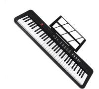 LABLADUO Piano Enrollable, Teclado electrónico 61 Teclas multimodo órgano electrónico Principiantes Sintetizador Teclado Musical Piano Instrumento Musical(A)