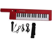 LABLADUO Piano Enrollable, Teclado Piano Órgano electrónico portátil Estéreo Instrumento Musical Educativo 4 Tonos Polifonía de 32 Notas for Aprendizaje Profesional(A)