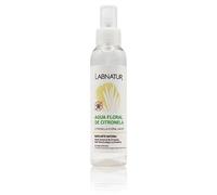 Agua Floral Citronela 125ml Labnatur. Con Aceite Esencial de Citronela, Aloe Vera Ecológico y Glicerina. Anti-Mosquitos.