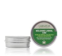 Labnatur Bálsamo Labial CBD - Natural, con Aceite de Cáñamo y Karité Ecológico - Hidratante, Calmante y Reparador - Para Labios Secos o Agrietados - Fabricado en España - 15 ml