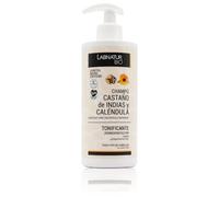 Champú Tonificante Castaño de Indias y Caléndula 450ml Labnatur Bio. Con Proteina de Trigo y Aceite Esencial de Naranja. Nutre y Fortalece el Pelo. Natural y Vegano.