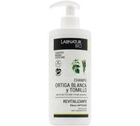 Labnatur Bio Champú Revitalizante 450 ml con Ortiga Blanca, Tomillo, Eucalipto y Aloe Vera | Anticaída, Anticaspa y Regulador de Grasa