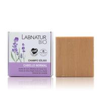 Champú Sólido Cabello Normal Labnatur. Aceite de Coco, Manteca de Cacao Eco, Aceite Esencia Lavanda y Aceite Virgen Extra Eco. Vegano y Natural.