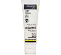Crema de Manos Hidratante 50ml Labnatur Bio. Caléndula, Aceite de Almendras, Aloe Vera, Karité. Piel Sensible. Para Manos Secas y Agrietadas. Hidrata. Manos y Uñas.
