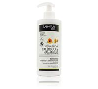 Labnatur Bio Gel de Ducha Caléndula y Hamamelis - Nutritivo y Dermoprotector - Natural Certificado, Ecológico y Vegano - Para Piel Sensible - Limpieza Suave - Fabricado en España - 450 ml