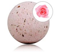 Labnatur Bomba de Baño Rosas con Pétalos - Hidrata, Suaviza y Perfuma la Piel - Aroma Delicado y Floral - Bombas de Baño Naturales y Relajantes - 140g
