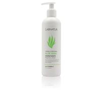 Crema Corporal Aloe Vera 300ml Labnatur. Flor de Loto, Karité, Alantoína. Hidratante que Previene el Envejecimiento. Piel Sensible. Natural y Vegana.