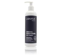 Labnatur Crema Corporal Hombre - Con Aloe Vera, Karité y Ginseng - Hidratante, Revitalizante y Antiedad - Para Piel Masculina - Natural y Vegana - Fabricada en España - 300 ml