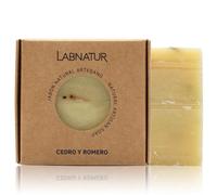 Jabón Natural Premium Cedro y Romero 100g Labnatur. Mejora la Elasticidad y Flexibilidad de la Piel. Antioxidante, Tonificante e Hidratante. Natural y Vegano.