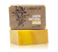 Jabon Natural Argán 100g Labnatur. Vegano con aceites esenciales. Hidratante y regulador de pieles grasas y secas. Antiarrugas y dermoprotector.