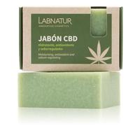 Labnatur Jabón Natural de CBD - Vegano y Artesanal con Aceite de Cáñamo, CBD y Oliva - Hidrata, Calma y Protege la piel - Antioxidante y Suavizante - Hecho en España - 100g
