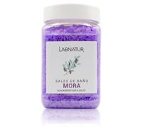 Labnatur Sales de Baño Mora 400g - Sales Marinas Naturales y Relajantes - Hidratan, Suavizan y Perfuman - Bienestar - Alivio del Cansancio - Cuidado Corporal - Fabricado en España