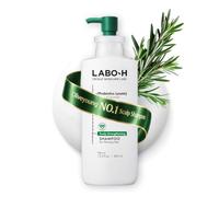 LABO-H Champú fortalecedor del cuero cabelludo para el crecimiento del cabello y anticaída | Rutina vegana para el cuidado del cabello con ceramida, aceite de romero, biotina y cafeína, sin parabenos