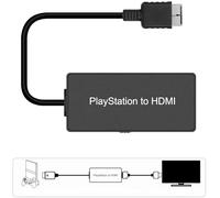 Laboen - Conversor de RCA a HDMI, compatible con 1080P, PAL/NTSC, compatible con WII, WII U, PS one, PS2, PS3, STB, Xbox, VHS, VCR, Blue-Ray DVD