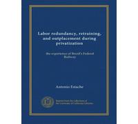 Labor redundancy, retraining, and outplacement during privatization: the experience of Brazil's Federal Railway