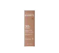 Laboratoires de Biarritz - Crema solar para la cara - Beige - Certificación ecológica LSF30 - Hidratado, mate, proporciona un brillo saludable - 50 ml - Fabricado en Francia