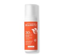 Laboratoires de Biarritz - Leche solar satinada LSF30 - Textura líquida transparente - Cara y cuerpo - Efecto fresco inmediatamente después de la aplicación - Fragancia 100% de origen natural - 100 ml