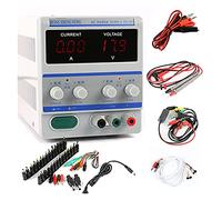 Laboratorio BRICOLAJE Cambio digital ajustable CORRIENTE CONTINUA Fuente de alimentación 3 0V 5A for la prueba de voltaje de corriente aeromódica del teléfono de la computadora portátil(B,110)