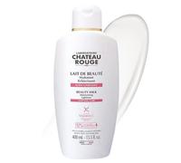 Laboratorio Castillo Rojo Leche corporal hidratante unificante, 400 ml | Leche de belleza aclarante con vitamina C y aceite de almendras dulces, pieles negras, mate y mestizadas