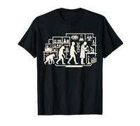 Laboratorio Científico Evolución Investigación Ciencia Trabajo Gráfi Camiseta