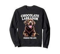 Laboratorio de Chocolate para Amantes del Labrador de Chocolate Friend For Life Sudadera