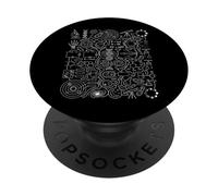 Laboratorio de Ciencias Biología Química Física Matemáticas Astronomía PopSockets PopGrip Adhesivo